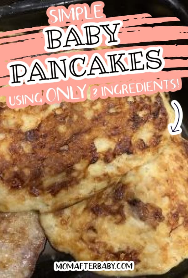 Simple Baby Pancakes (perfect for baby led weaning)