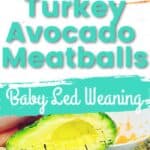 baby led weaning turkey meatballs