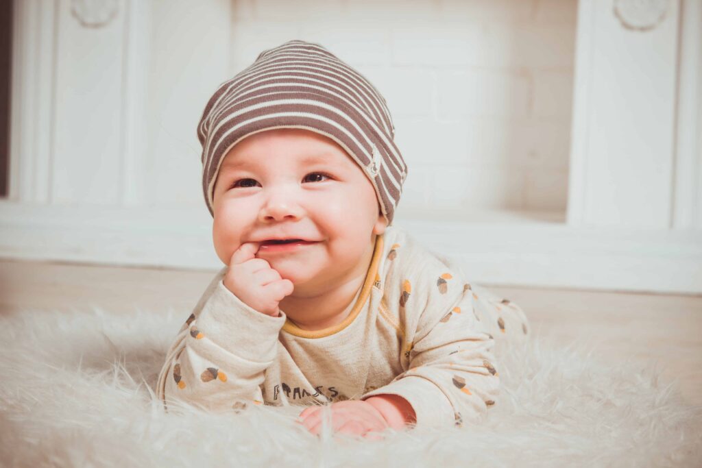 Baby Chewing On Fingers