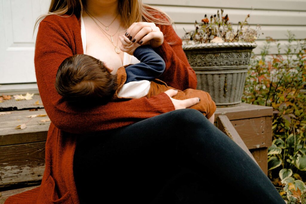 Mom Breastfeeding a baby