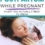 How to prepare for postpartum