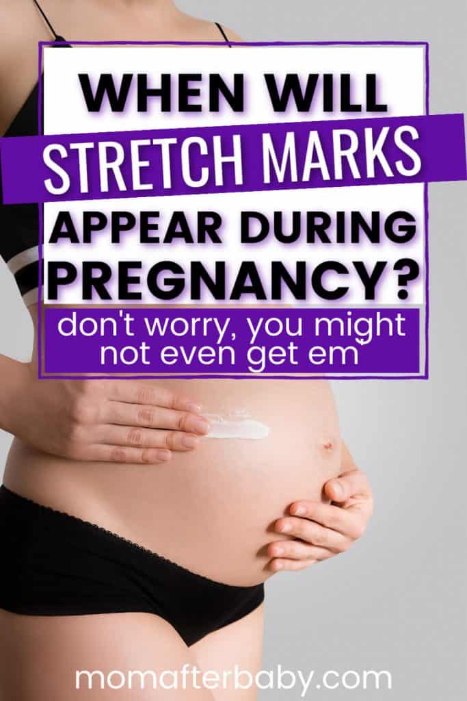 Pregnancy Stretch Marks: When Will They Appear?