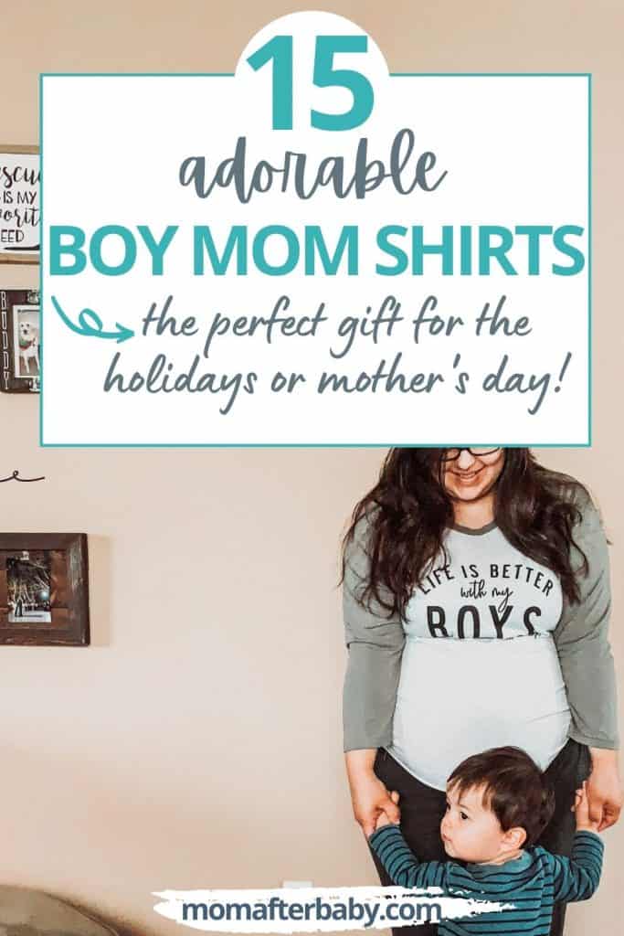 Adorable Boy Mom Shirts & Sweaters - The Perfect Gift for Moms