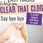 EASY Clogged Milk Duct Remedies for Mom