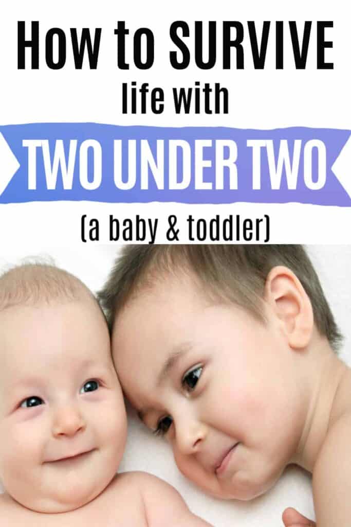 Tips to survive second baby with two under two