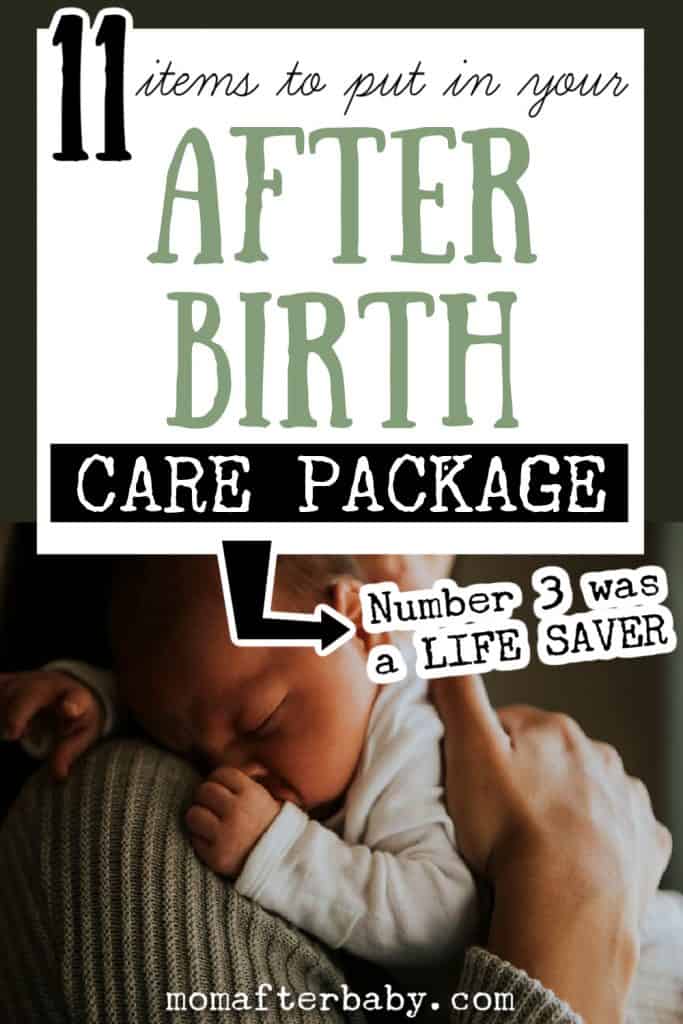 DIY After Birth Care Package - What to put inside