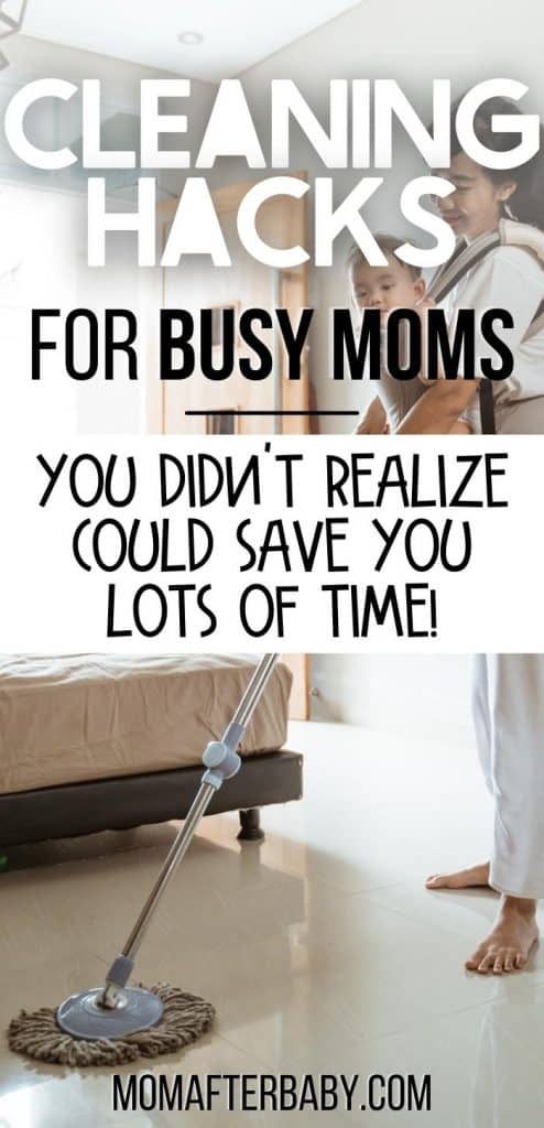 Simple Cleaning Hacks for Busy Moms (for a spotless house year round)