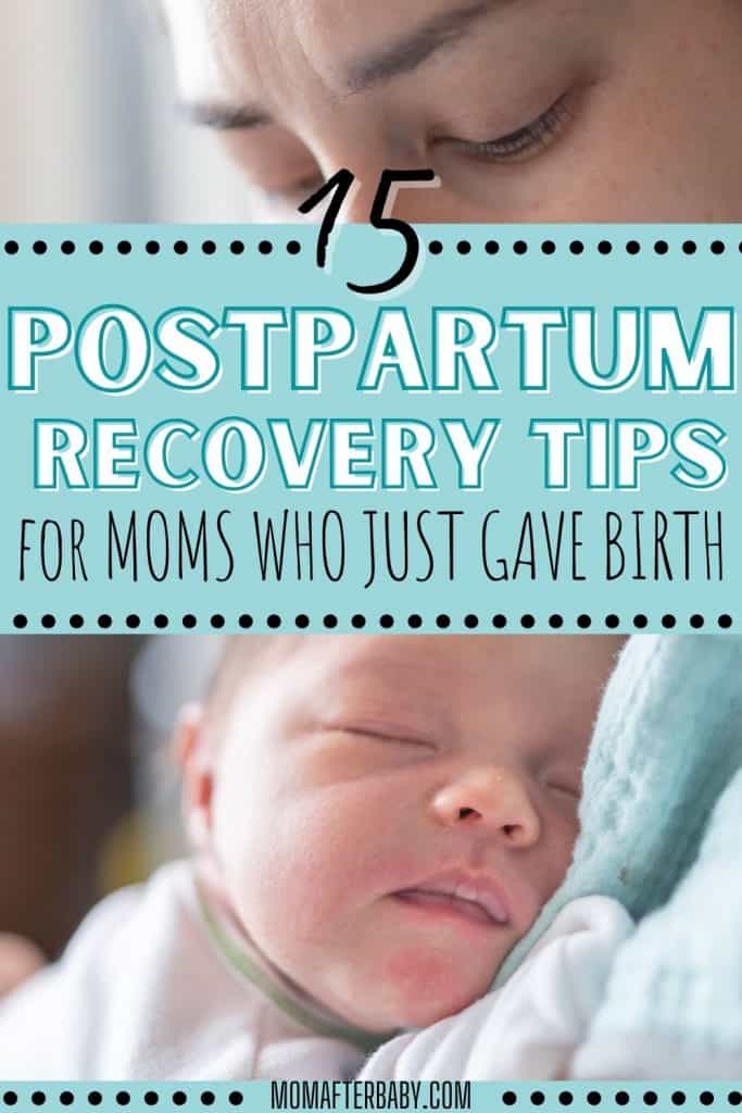 15 postpartum recovery tips for mom