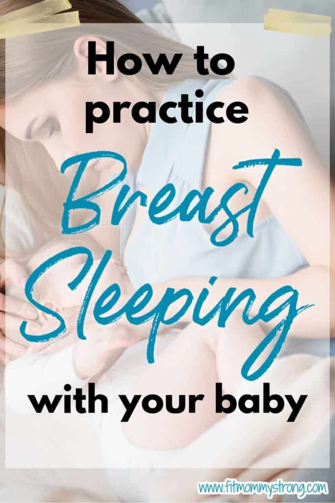 how to practice breastsleeping with baby