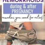 Treating postpartum hemorrhoids