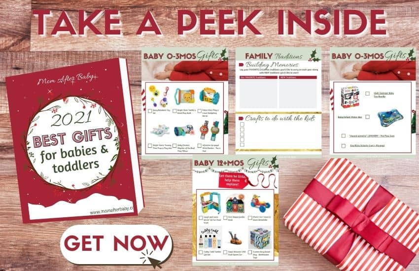 Mom After Baby Holiday Gift Guide Printables