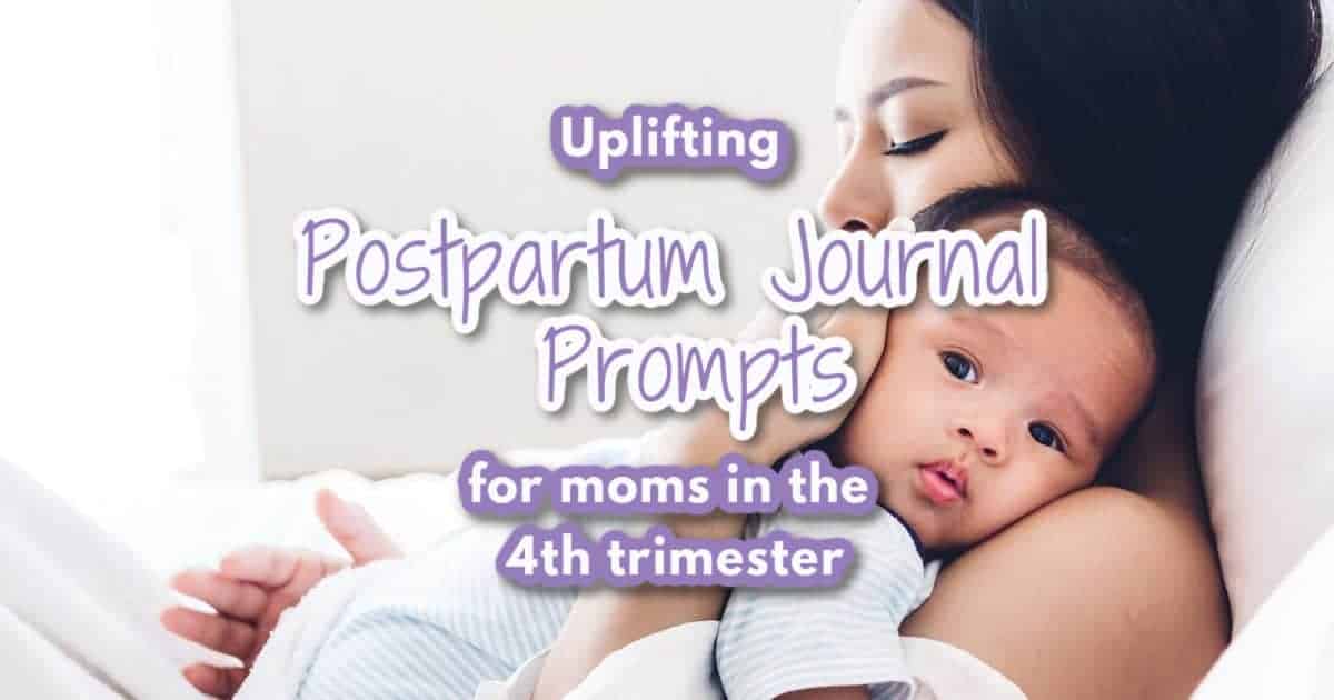 postpartum journal prompts