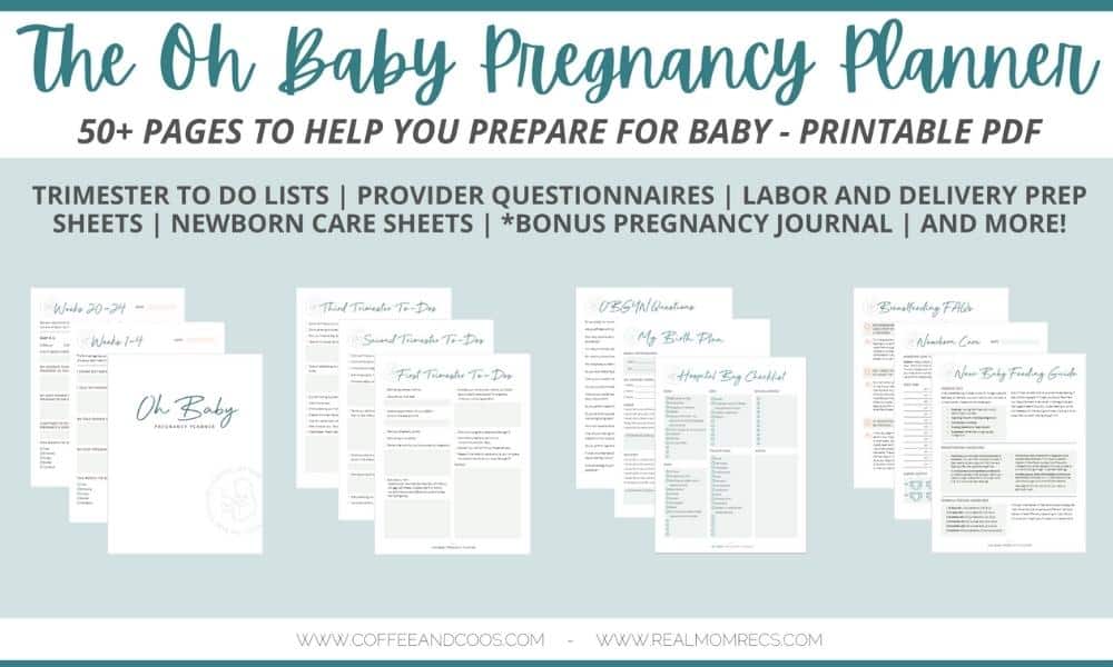 Oh Baby Pregnancy Planner marketing photo