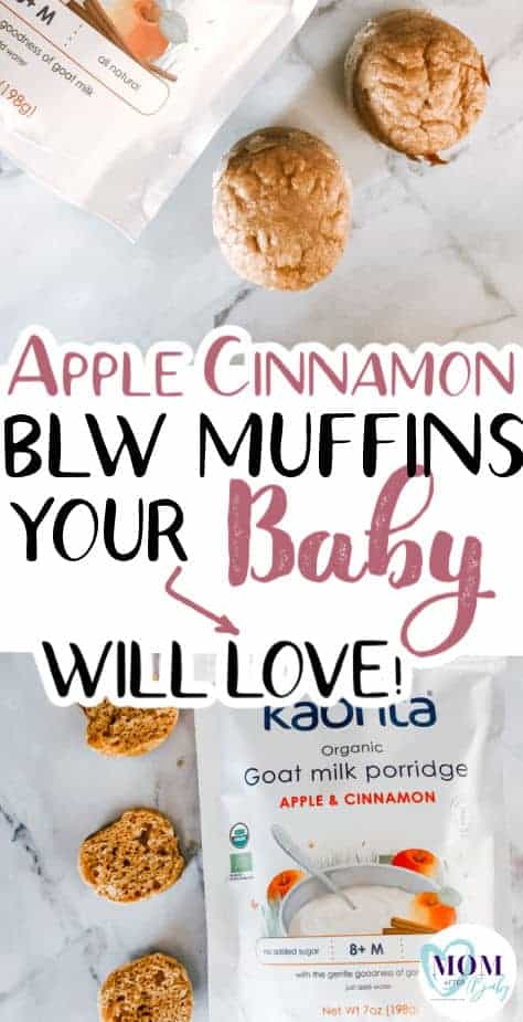 Baby Led Weaning Apple Cinnamon Muffins