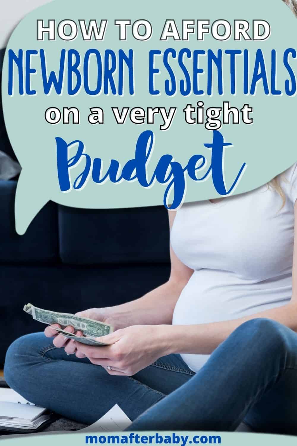 How to Afford Newborn Essentials on a Budget (tips from a financial
