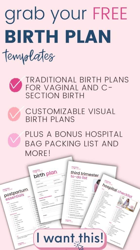 mommy labor nurse birth plan