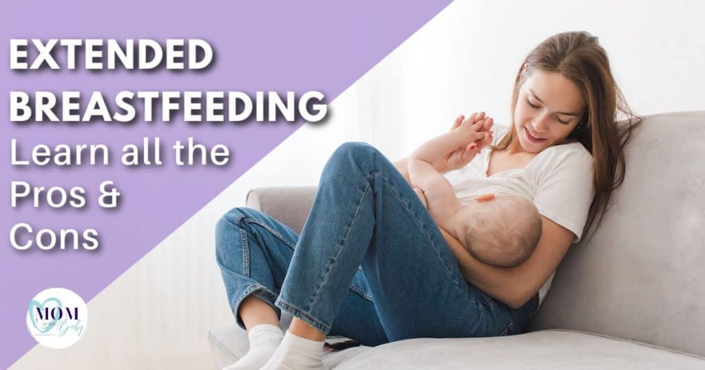 mom extended breastfeeding her baby