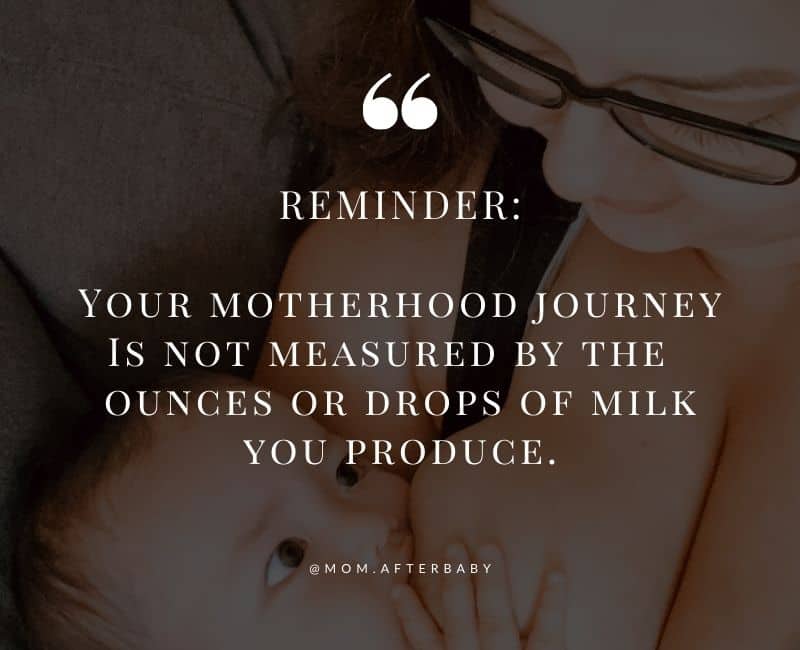 breastfeeding quote - mom after baby