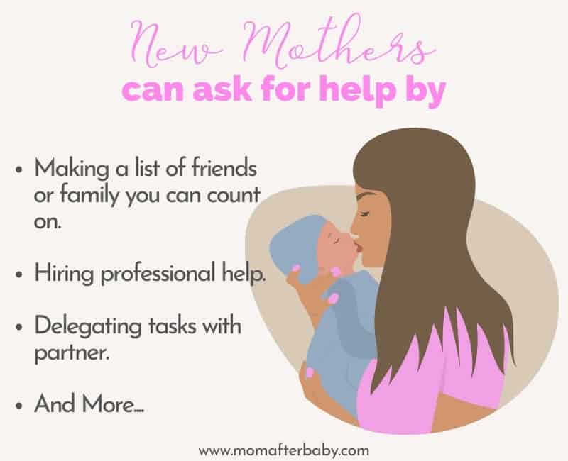 how to ask for help as a new mom