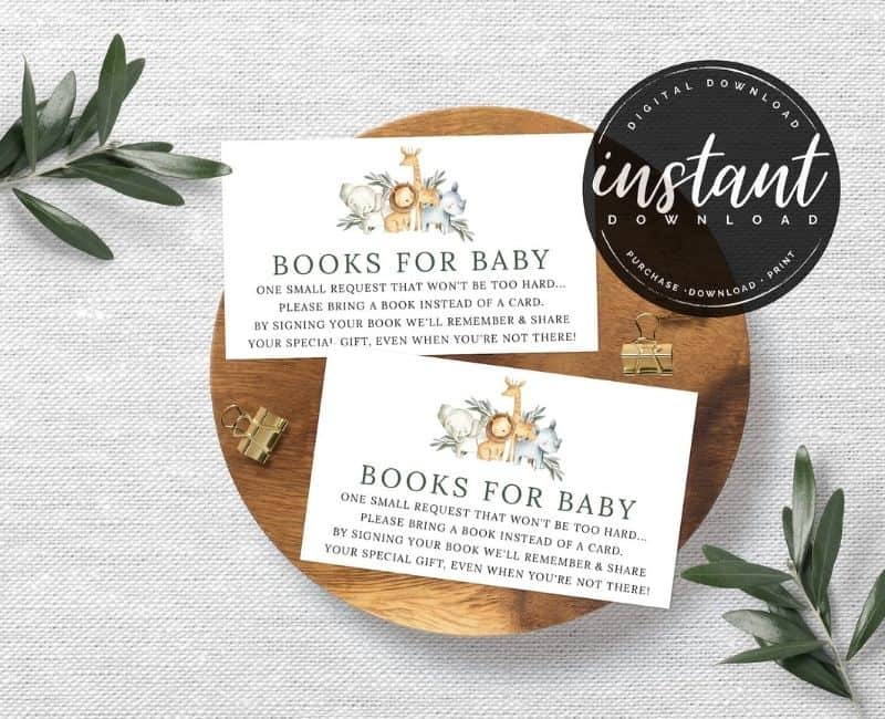 Books for baby printable etsy