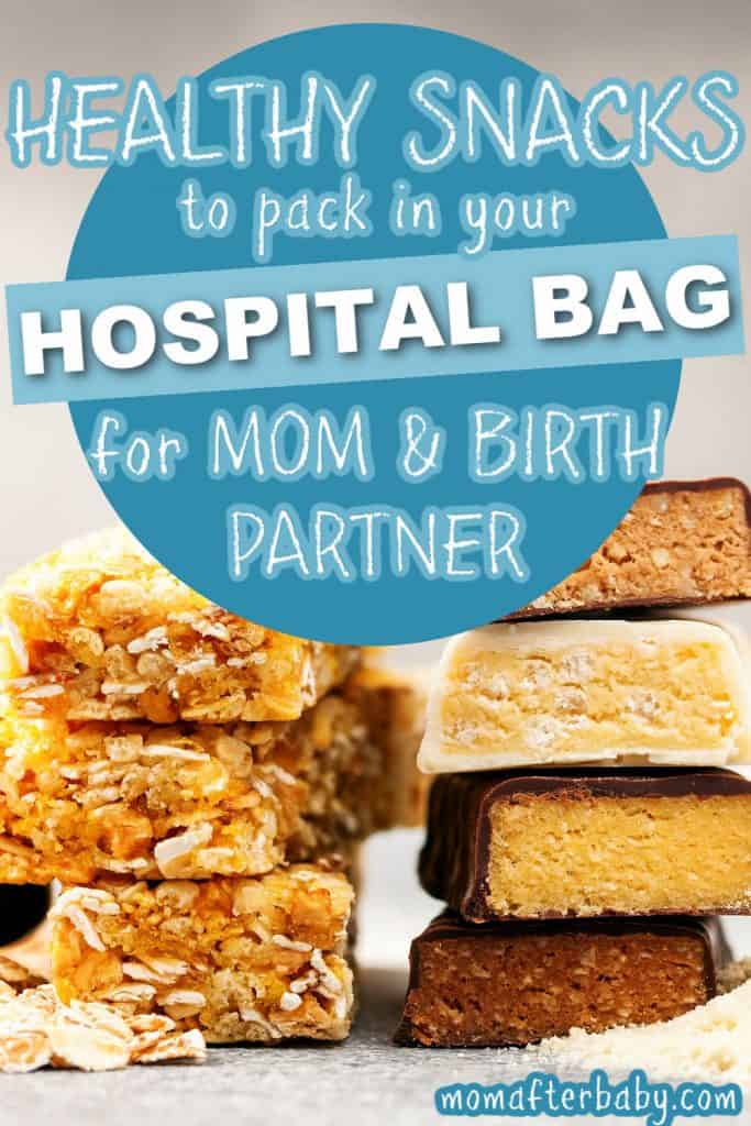 20 healthy snacks to pack in your hospital bag