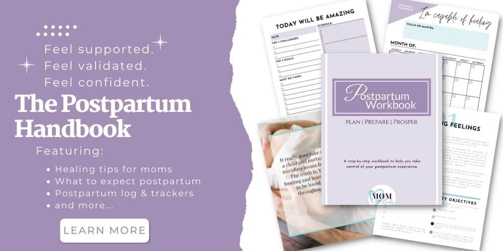 The postpartum handbook cover image by Mom After Baby