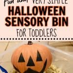 FUN Halloween Sensory Bin for Toddlers