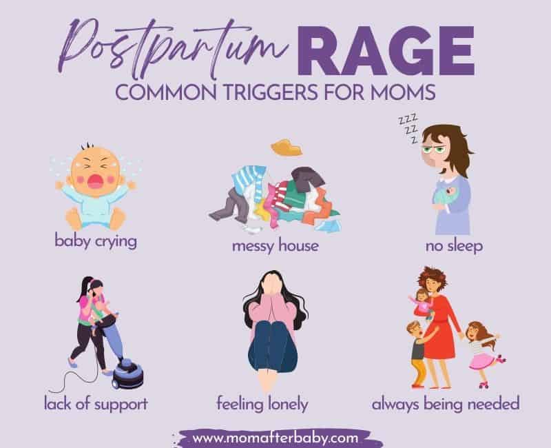 postpartum mom rage - mom after baby