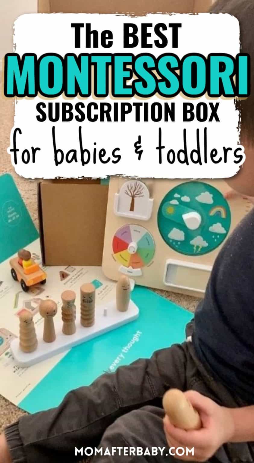 The Best Montessori Toy Subscription Box for Babies and Toddlers Mom After Baby
