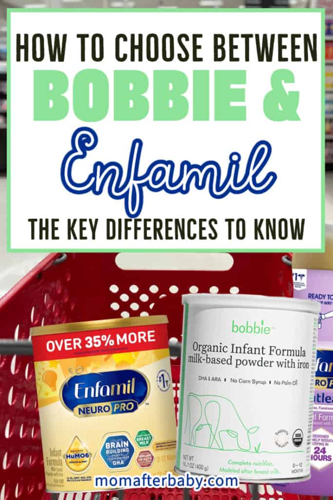 Bobbie vs Enfamil Baby Formula — What's the difference?