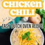 Simple White Chicken Chili — Dutch Oven Recipe