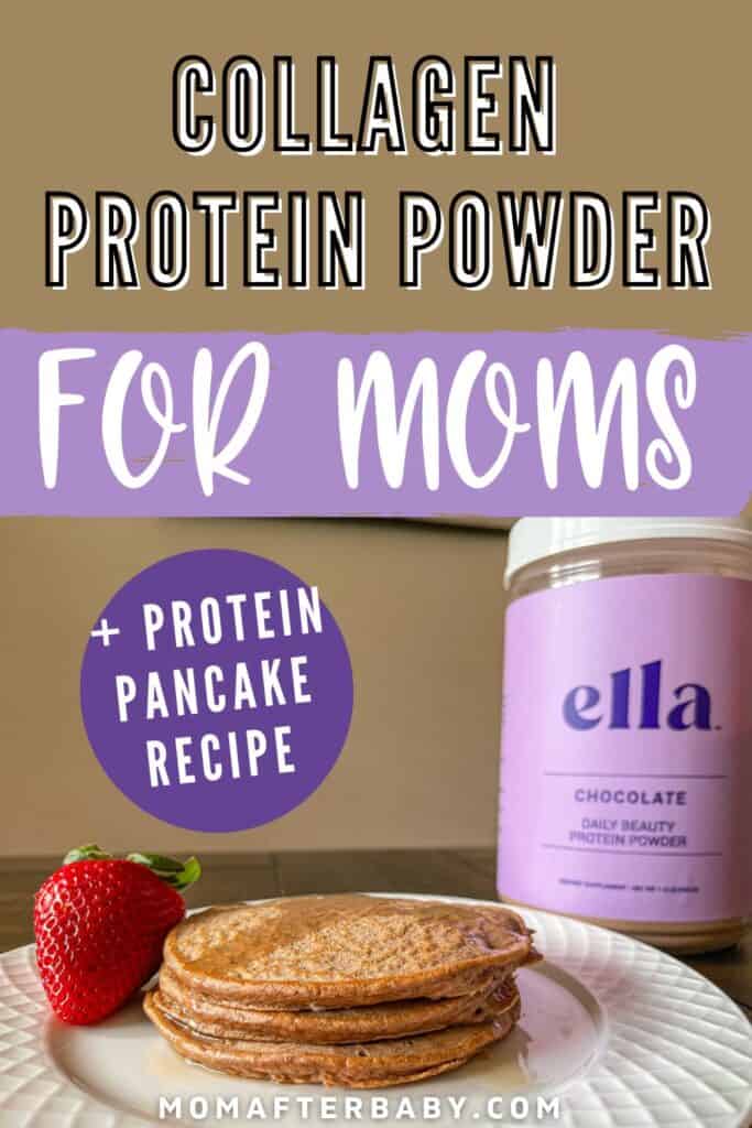 Delicious collagen protein pancakes for moms (ft. Ella Beauty Collagen Protein)