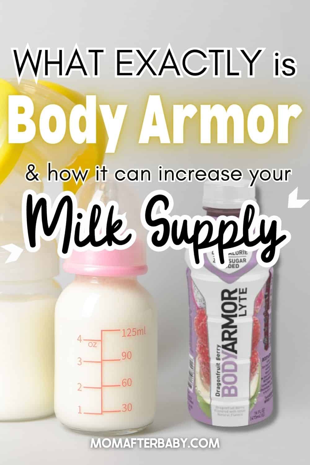 How Many Body Armor A Day For Breastfeeding