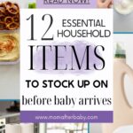 12 Household Items to Grab Before Baby Arrives (while pregnant)