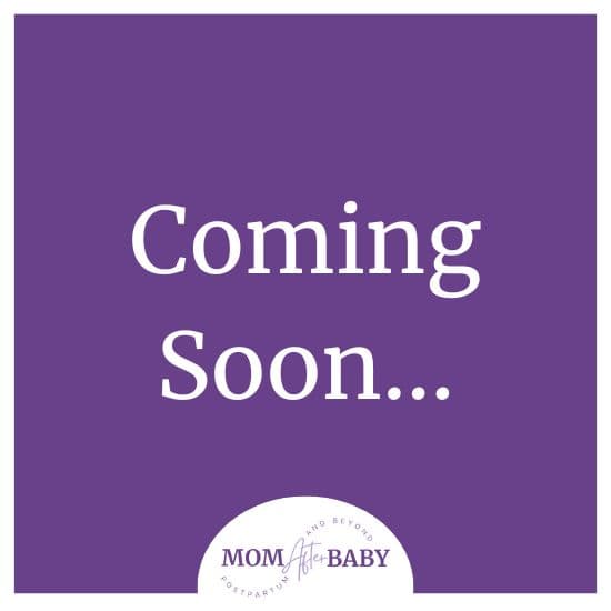 Purple square with text that says "coming soon"