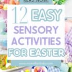 Sensory activities are always fun for babies, toddlers, and preschoolers. So, this Easter, mix the fun of the holiday with these fun and easy to make sensory activities for kids! From color sorting to pretend hatching baby chicks, they'll have such a fun time exploring these easter themed play activities!