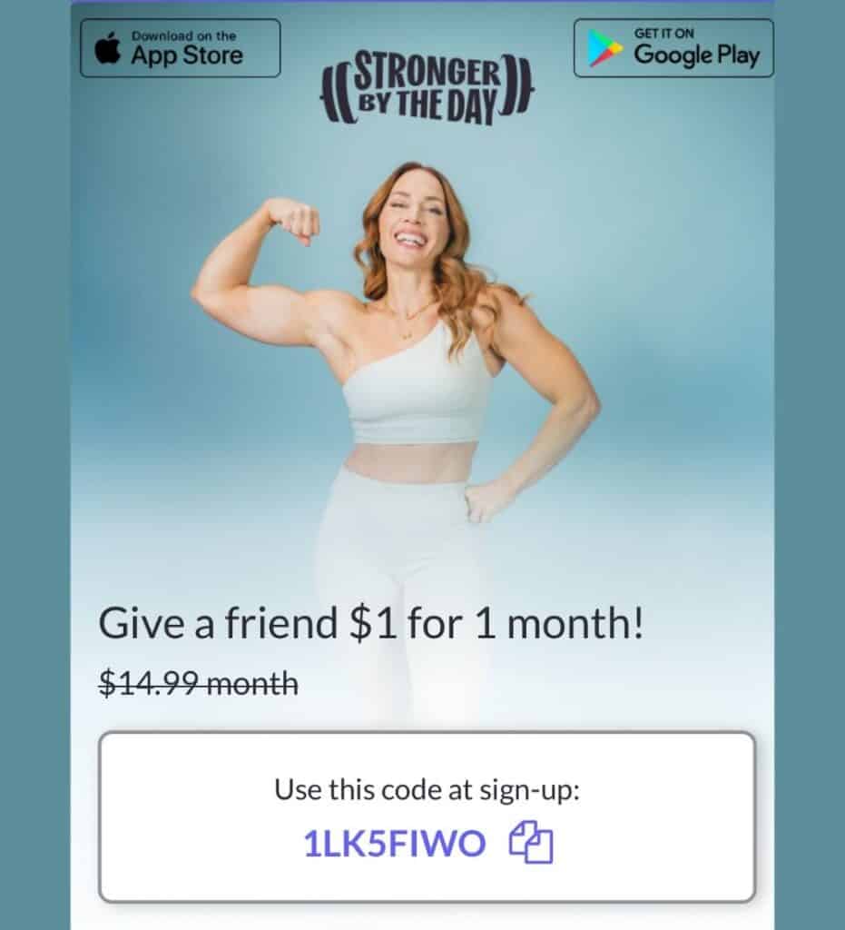 Stronger By The Day App by Meg Squats