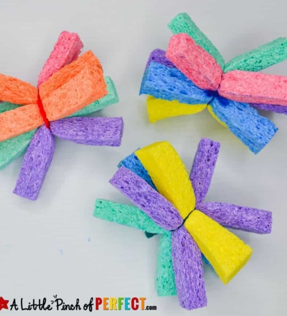 close up image of sponge water bombs 