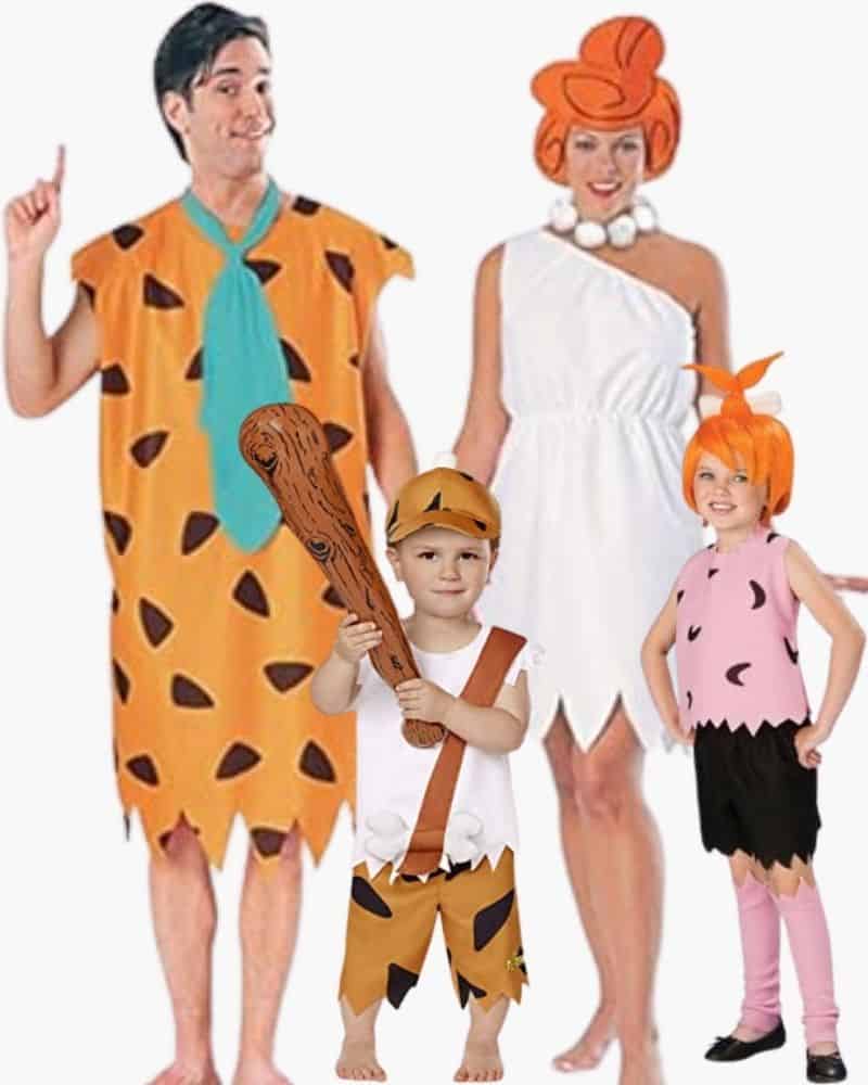 The Flintstone Halloween Family Costumes