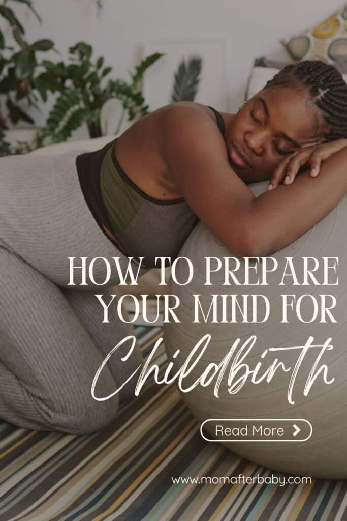 How to mentally prepare your mind for birth pinterest pin